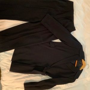 Navy Pants Suit